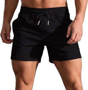 Classic Fit Casual Cotton Board Shorts <b>Elastic</b> Mid Waist Breathable Quick Dry Summer Workout OEM Wholesale Service Competitive - Product Image 5