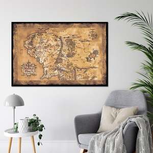 Affiche murale du Seigneur des Anneaux sur le monde d'Almodor - Product Image 2