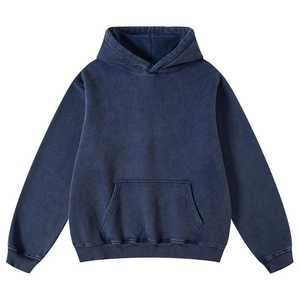 Sweats à capuche bas quantité minimale de commande coton lourd tissu Streetwear sweats à capuche lavage à l'acide sweats à capuche hommes pull Logo personnalisé et conception Service OEM - Product Image 6