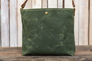 Sac fourre-tout décontracté en toile avec poche en cuir LCTG-0052D petite bandoulière trois poignées fermeture à glissière fabriqué au Pakistan - Product Image 4