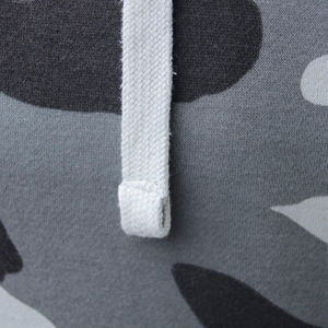 Vêtement d'extérieur en polaire chaud d'hiver, motif camouflage, confortable, élégant, tendance streetwear, tissu doux, design décontracté, uni, teinture unie, 100% coton - Product Image 4