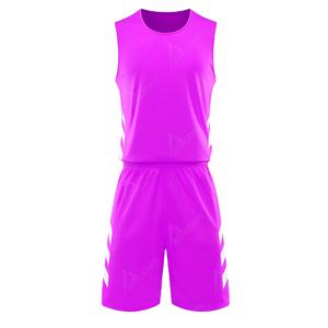 Vêtements de basket-ball unisexes durables, 100% polyester, vêtements confortables pour hommes et femmes, idéaux pour l'entraînement au basket-ball - Product Image 1