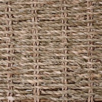Boîte de rangement d'escalier en forme de L en herbe de mer, boîte de rangement artisanale, écologique, naturelle, décoration intérieure et extérieure, vente en gros du Vietnam