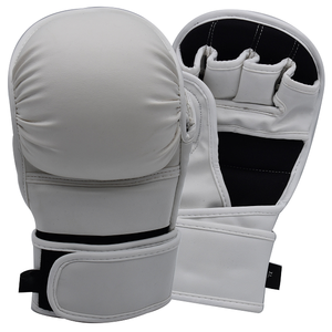 Stylish Strong MMA Shooter <b>Gloves</b> <b>Moisture</b> Wicking Hook Loop Closure Designed for Maximum Grip Support Performance Custom Bulk - Product Image 2