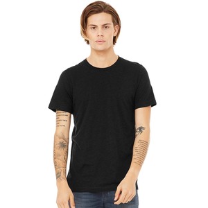 Bella + Canvas T-shirt unisexe à manches courtes en trois mélanges doux T-shirt coupe moderne 3413 - Product Image 4