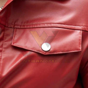 Chemise en cuir pour hommes de style récent chemise en cuir pour hommes meilleure vente en gros de chemise en cuir - Product Image 5