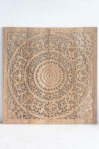 Panneau mural sculpté en bois - Product Image 6