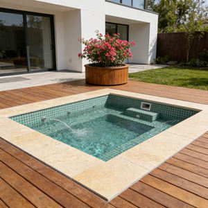 Piscina de Fibra de Vidrio Personalizada con SPA, Jets de Masaje, Efectos Acuáticos y Control de Temperatura, Directo de Fábrica - Product Image 1