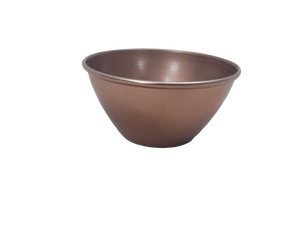 Pot de fleurs en métal moderne, forme de bol minimaliste, pot de fleurs décoratif pour plantes d'intérieur et d'extérieur, décoration pour la maison, le jardin, le bureau, l'hôtel - Product Image 3