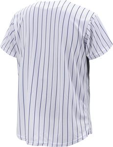 Fabricante de camiseta de béisbol personalizada PinStripe Made You Own Design Sublimation Digital Print Softball Uniform Wear Full Button - Product Image 2