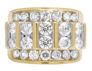 Hip Hop Style S925 Sterling Silver Rhodium Plated Iced Out Round Moissanite Diamond <b>Pinky</b> <b>Ring</b> for <b>Men</b> Women Party - Product Image 1