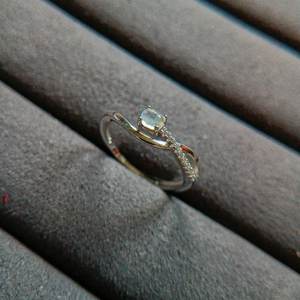 แหวนพลอยหลังเบี้ยทรงรีลายพระจันทร์สีรุ้งออกแบบได้ตามต้องการเครื่องประดับอัญมณีบำบัดชุบทองเงินสเตอร์ลิงสำหรับงานแต่งงาน - Product Image 3