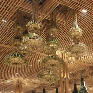 Pot de fleurs suspendu élégant en fibre de verre fait main pour la maison, le bureau, le jardin – KNT Creations – Léger, intérieur/extérieur, sur pied - Product Image 1