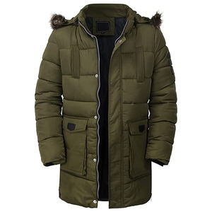Parka de Verano Personalizada de Diseño de Calidad, Chaqueta Parka para Hombre con Mangas de Cuero, Chaquetas Parka de Verano Estilo Letterman - Product Image 3