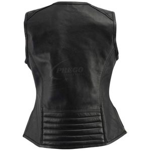 Chaleco de Cuero para Motocicleta, para Hombre y Mujer, Invierno, Resistente al Viento e Impermeable, Cuero Genuino Personalizable, Precio Bajo - Product Image 2