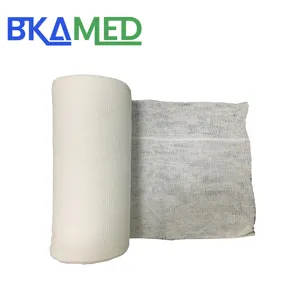Absorbent Cotton Gauze Bandage Roll Medical Bleached Hydrophilic Gauze Roll 100 Yard 100m 90cmx5m 90x100 4ply 1500g