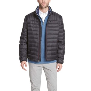 Veste matelassée pour homme 100% coton, écologique, imperméable, coupe-vent, avec capuche, logo sur le devant, hiver BD - Product Image 4