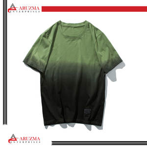 Logo personnalisé imprimé été surdimensionné dégradé Tie Dye T-Shirt pour hommes tenues de marque privée avec impression numérique sur tissu tissé - Product Image 3