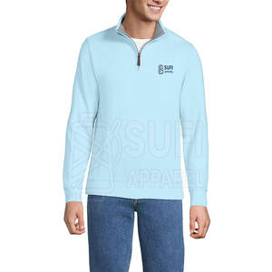 Sudadera de Invierno 100% Algodón, Transpirable, Cálida, Ligera, Cómoda, Fácil de Poner, con Cierre de Cremallera de un Cuarto, para Uso Casual Durante Todo el Año - Product Image 2