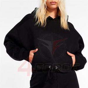 Sudadera Corta de Moda para Mujer, 470 GSM, Felpa de Algodón Gruesa, Informal, para Invierno, Estilo Urbano, Fabricante y Proveedor OEM - Product Image 5