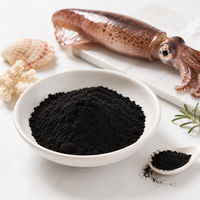 Poudre de Jus d'Encre de Seiche Naturelle, Pigment Noir, Colorant Alimentaire, Marque Privée, Vente en Gros, Fournisseur Fabricant en Vrac