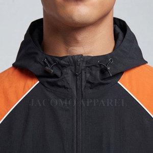 Wholesale Customizable New Sports Clothing Men Windbreaker Tracksuit <b>Full</b> <b>Zip</b> <b>Hoodies</b> And Straight Leg Athletic Pants - Product Image 3