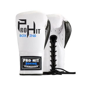 ถุงมือชกมวยสำหรับผู้ชายถุงมือชกมวยถุงมือชกมวยทำจากวัสดุ PU โลโก้สีสำหรับแข่งขัน - Product Image 2