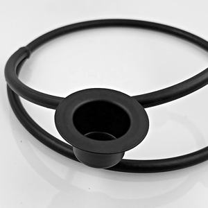 เชิงเทียนสำหรับตกแต่งโต๊ะวางเทียนแบบ3หัวสีดำดีไซน์ใหม่2025 - Product Image 5