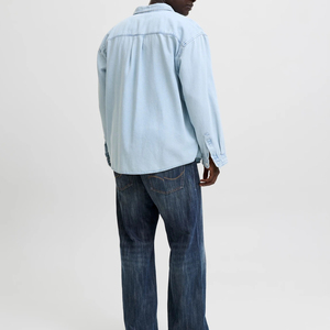 กางเกงยีนส์เดนิมคุณภาพสูงสำหรับผู้หญิง สไตล์ลำลอง สตรีทแวร์ ทรงขากว้าง สำหรับผู้ชาย ขายส่ง ระบายอากาศได้ดี ทรงหลวม ซักแล้ว รับผลิตแบบ OEM - Product Image 2