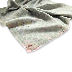 Oferta especial Reiko Series Bufanda de algodón de manga corta Sage Daily Basis Casual Outfit Uso Impresión digital Venta al por mayor de moda - Product Image 6