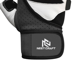 Gants d'haltérophilie avec logo personnalisé professionnel pour hommes Gants de fitness en cuir fabriqués en usine avec un nouveau design - Product Image 6