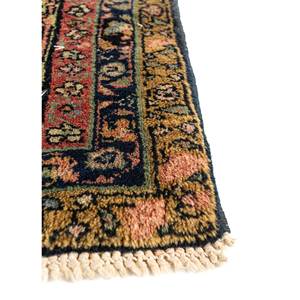 Alfombra de Lana Azul Aalam Anudada a Mano con Patrón Floral y Abstracto para Entrada del Hogar, Rectangular de 9x12 para Adolescentes - Paem-1526 - Product Image 4