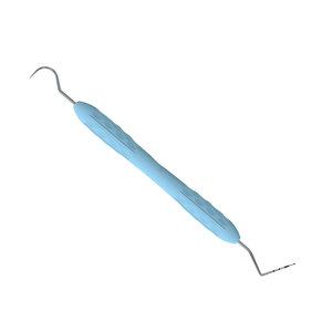 Sonda y explorador periodontal premium combinados con mango de silicona suave, herramienta de diagnóstico de acero inoxidable de alta calidad, fabricado en Pakistán. - Product Image 5