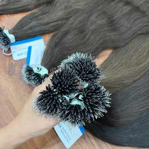 Top vente Nano anneau kératine pointe cheveux humains haute qualité cheveux vietnamiens pas de perte pas d'enchevêtrements - Product Image 2