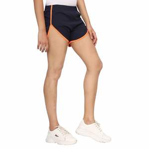 Shorts de sport taille haute pour femme, grande taille, séchage rapide, motif sportif, en spandex, style bermuda/jupe-short - Product Image 2