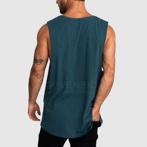 Vêtements de sport pour hommes Débardeurs d'entraînement sans manches Muscle Top nouveau design imprimé décontracté musculation Style été - Product Image 3
