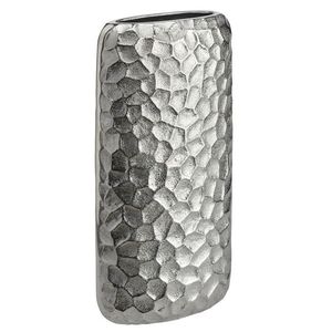 Cast Aluminium Electroplating <b>Textured</b> Design Flower <b>Vase</b> Silver Luxury Indoor Decoration for Home & Office Decoration - Product Image 5