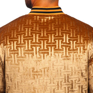 ขายส่งโลโก้ OEM ที่กําหนดเองพิมพ์แจ็คเก็ตบอมเบอร์สําหรับผู้ชาย / แพทช์เย็บปักถักร้อยผู้ชายถนนสูงแจ็คเก็ตบอมเบอร์สําหรับขาย - Product Image 5