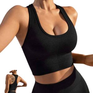 Soutien-gorge de sport de yoga push-up pour femmes à la mode haut de gamme Design d'entraînement respirant par le fabricant - Product Image 4