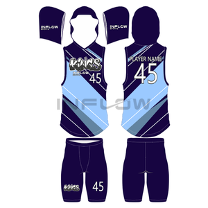 Ensemble d'uniformes de football 7 contre 7 OEM Compression, maillot à capuche sublimé avec short, 7 contre 7 - Product Image 3