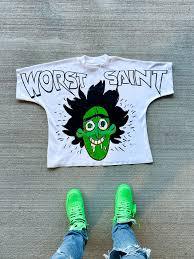 Personalizado de gran tamaño Big Drop Shoulder Boxy diseño DTG serigrafía impresión camiseta con 220 GSM unisex - Product Image 4