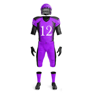 100% Original tela hecha uniforme de fútbol americano para Unisex precio de fábrica más tamaño uniforme de fútbol Americano para la venta - Product Image 2