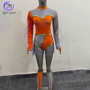 Majorette ชุดสำหรับใส่ไปงานเต้นรำทีมเดินขบวนพาเหรดชุดผ้าโพลีเอสเตอร์ชุดสำหรับใส่บนเวที - Product Image 1