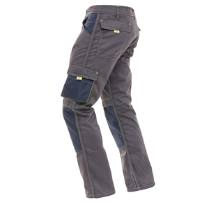 Pantalon de sécurité haute visibilité pour hommes Pantalon de travail robuste avec rayures réfléchissantes Poches cargo Pantalon de travail d'hiver - Product Image 4