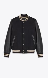 Chaquetas universitarias para hombre con logotipo personalizado de alta calidad superior 100% lana de moda transpirable invierno CollegeBaseballjacket para hombres - Product Image 2