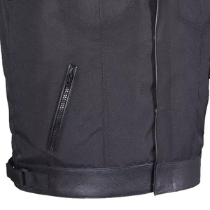 Chalecos de Motociclista de Cuero Negro para Hombre, Chaquetas de Cuero con Diseño Personalizado, Chaleco de Cuero Transpirable con Cremallera para Invierno - Product Image 6
