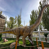 Modèle de dinosaure animatronique électrique grandeur nature avec construction métallique pour parcs à thème et centres commerciaux
