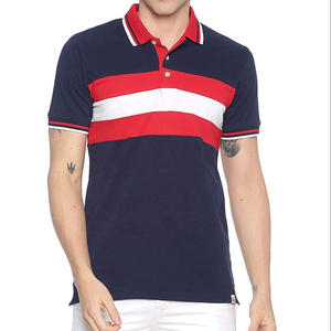 Polo en coton blanc à motif solide pour hommes, très bon marché, vente en gros, dernier modèle avec impression numérique, tissu tricoté - Product Image 1