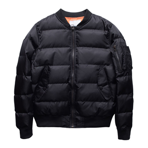 Veste d'hiver matelassée en toile à capuche pour homme, taille plus, personnalisée, imperméable, écologique, avec garnissage en duvet de canard blanc - Product Image 1