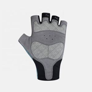 Agarre resistente usa guantes de ciclismo Unisex de medio dedo transpirables con impresión de sublimación personalizada de alta calidad patrón colorido negro - Product Image 2
